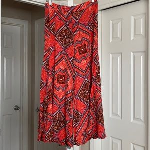 Anthropologie Flare Crop Pants